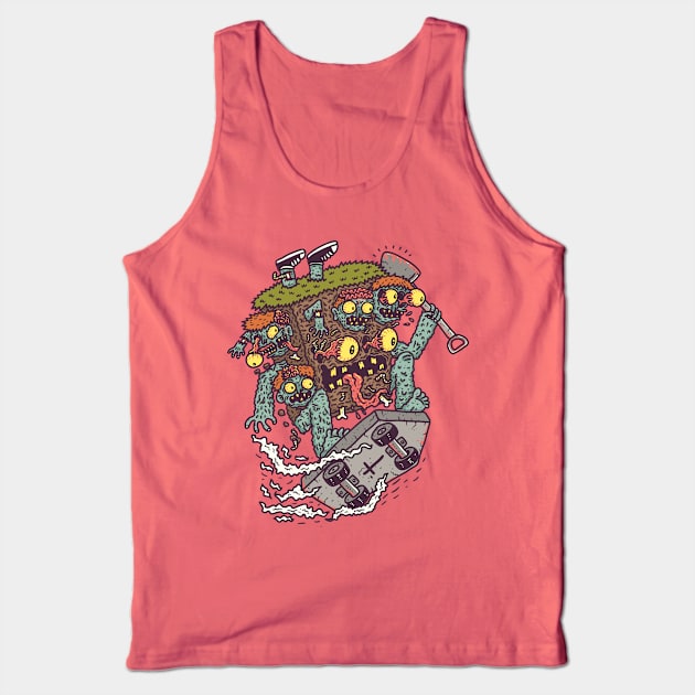 Graveyard Monster Tank Top by hex